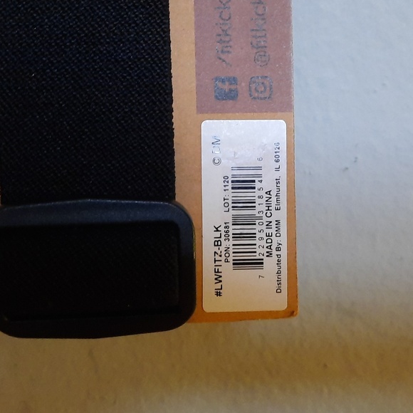 Fit Zip Adjustable Waist Pack Pouch Expandable Reflective Safety Zipper Black - Picture 4 of 5